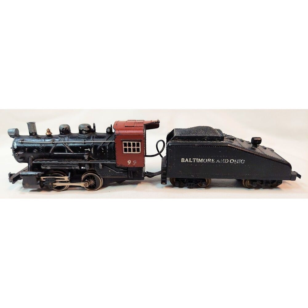 Mantua 0-4-0 HO Steam Locomotive Switcher & Slope Tender Baltimore & Ohio *Issue
